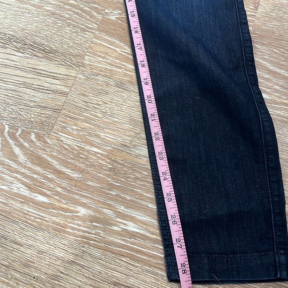 7 for all mankind, women’s skinny jeans, dark wash, high-rise with gold hardware - Picture 7 of 10